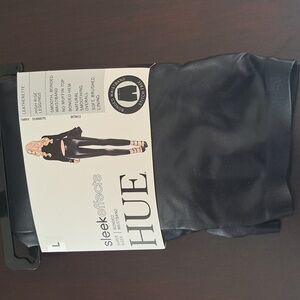 Hue Leather Look Leggings